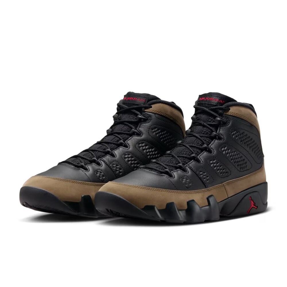HV4794-030-Nike Air Jordan 9 Retro Light Olive (2024) 黑棕色 籃球鞋 HV4794-03