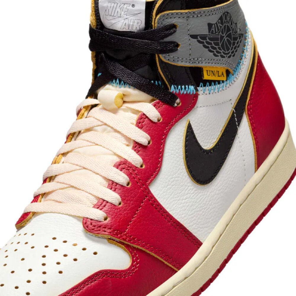 Union LA x Nike Air Jordan 1 Retro High OG 芝加哥解構 AJ1 聯名款 皮革-圖片-7