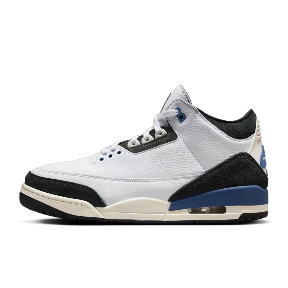 A Ma Maniére X Air Jordan 3 OG Diffused Blue 漫射藍 AJ3 皮革 麂皮 男-圖片-1