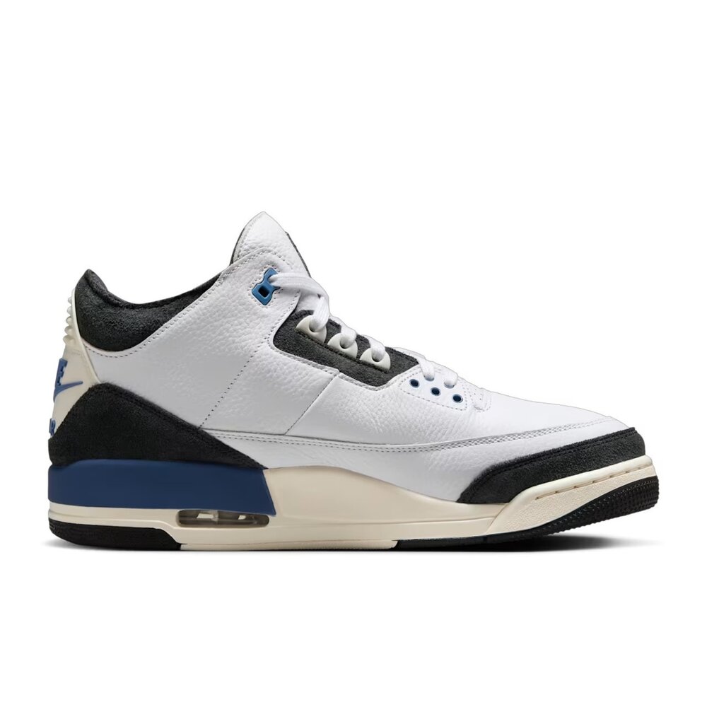 A Ma Maniére X Air Jordan 3 OG Diffused Blue 漫射藍 AJ3 皮革 麂皮 男-圖片-2