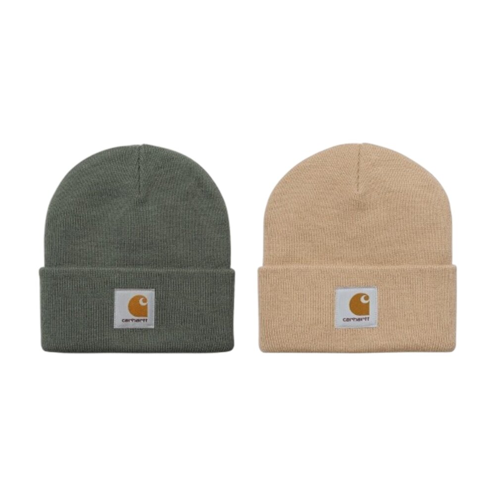 I017326-Carhartt-Wip Short Watch Hat 毛帽 煙綠色、米棕色