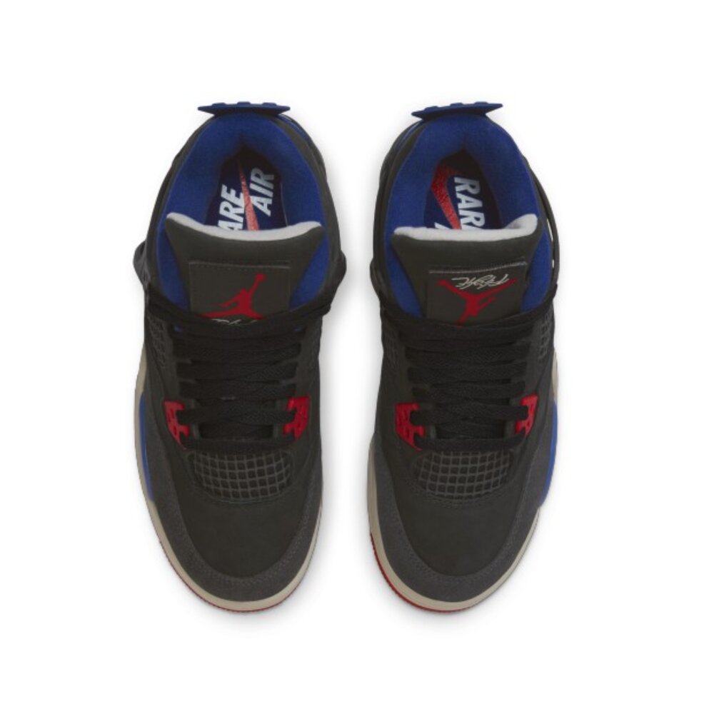 Nike Air Jordan 4 Retro Rare Air 黑紅 GS 大童鞋 女鞋 IB4171-003-圖片-3