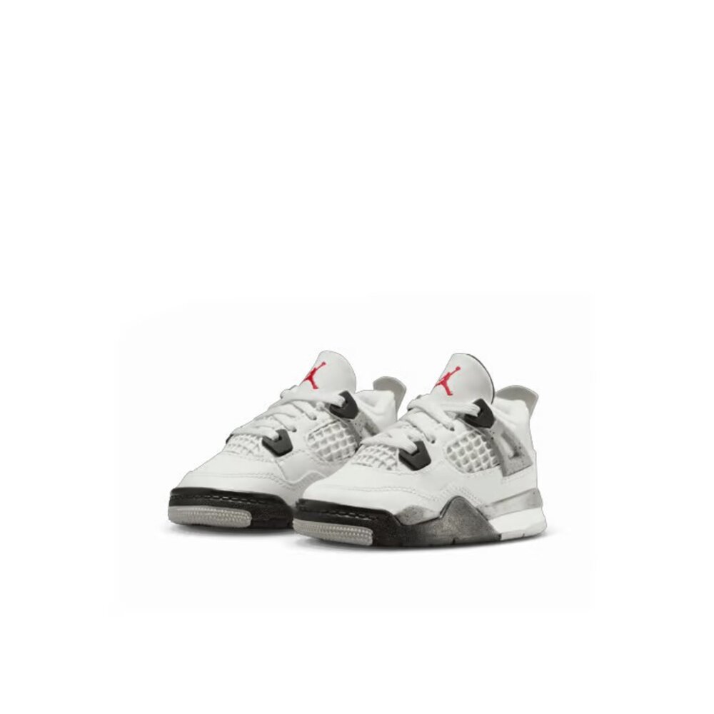 IB4387-100-Nike Air Jordan 4 Retro White Cement TD 白水泥	喬丹 休閒鞋 小童鞋 IB438