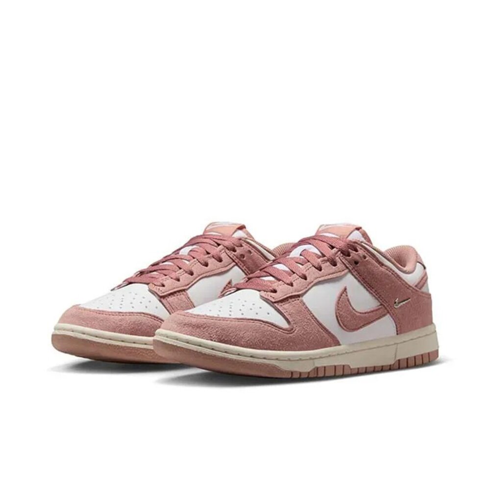 IB4417-102-W Nike Dunk Low Rose Whisper 玫瑰粉 麂皮 Swoosh 金色 女鞋 IB4417-102