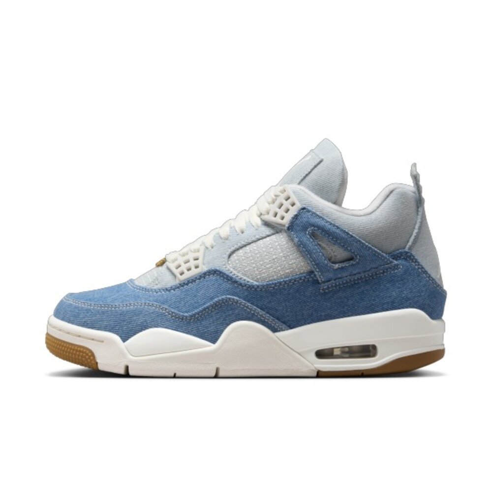 W Air Jordan 4 Retro Worn Blue 單寧牛仔 IB6716-100-圖片-1