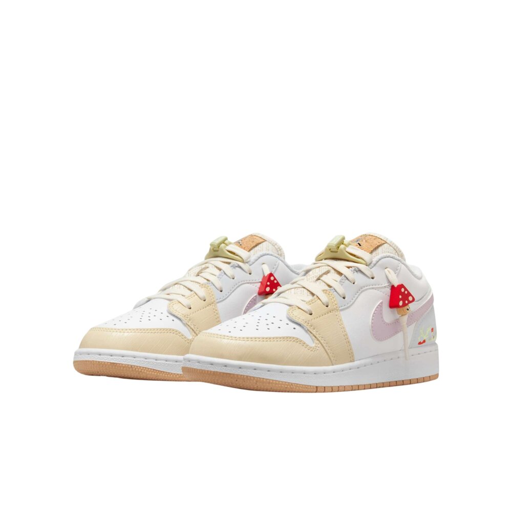 IB8861-151-Nike Jordan 1 Low Mushroom 蘑菇 GS 刺繡 休閒鞋 大童 IB8861-151