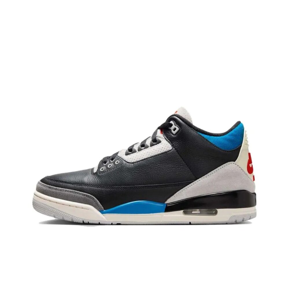 Air Jordan 3 Retro Rare Air 黑藍 稀有Air 麂皮 休閒 男鞋 IB8967-004-圖片-1