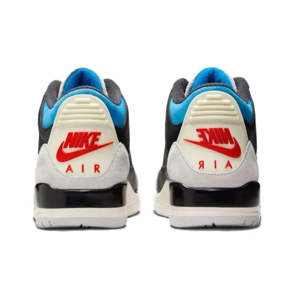Air Jordan 3 Retro Rare Air 黑藍 稀有Air 麂皮 休閒 男鞋 IB8967-004-圖片-3