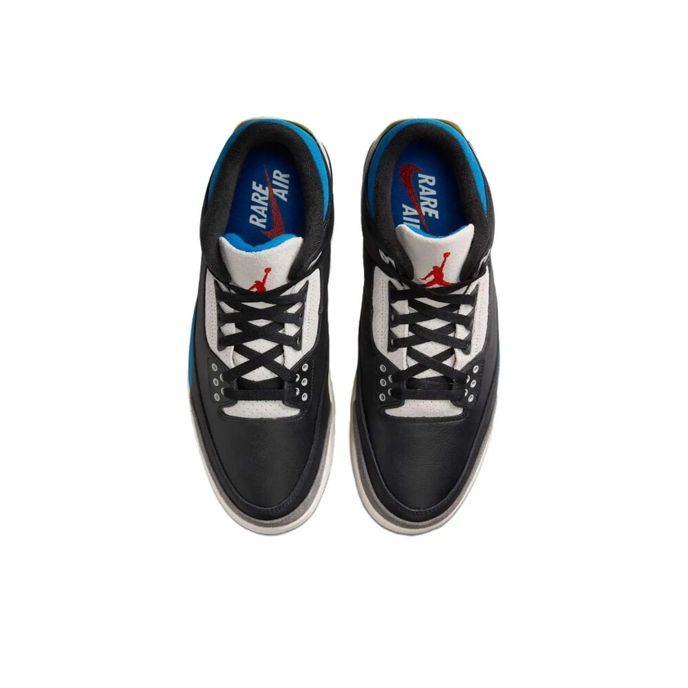 Air Jordan 3 Retro Rare Air 黑藍 稀有Air 麂皮 休閒 男鞋 IB8967-004-圖片-4