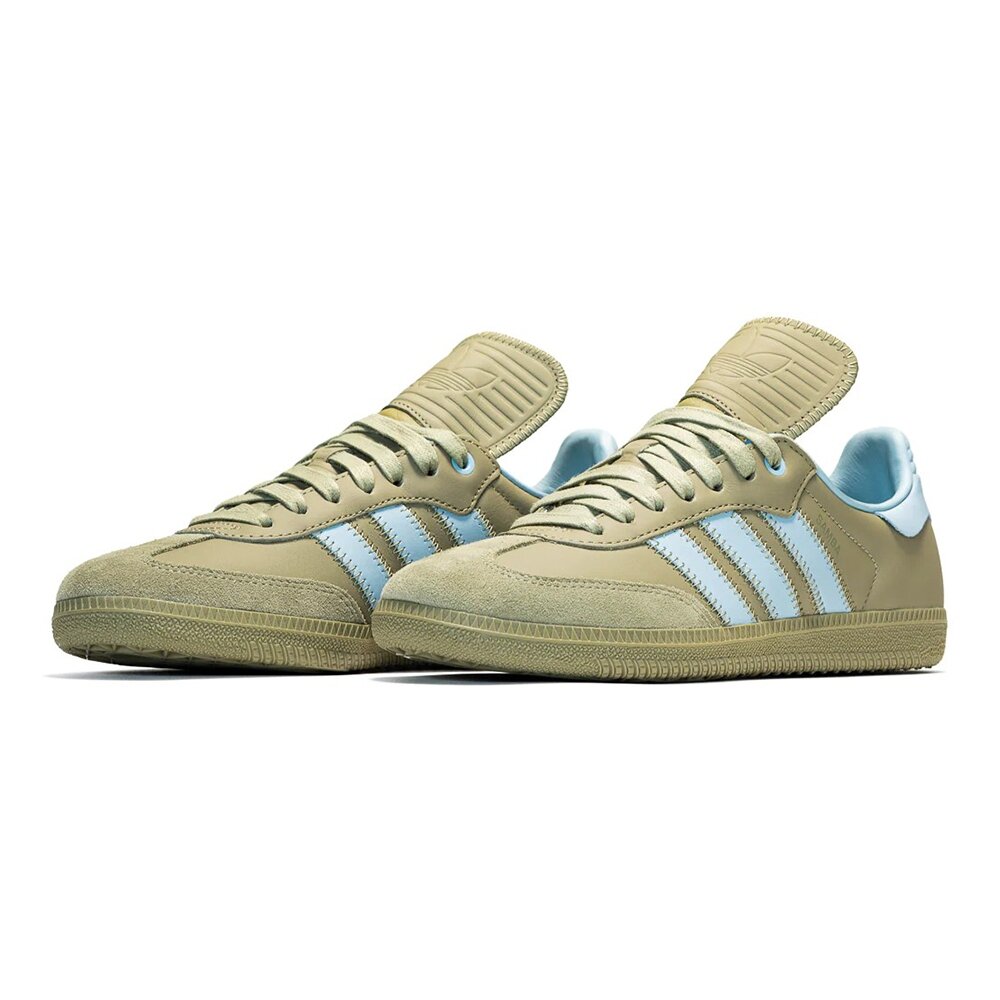 ID8712-Pharrell x Adidas Samba Humanrace 卡其 休閒鞋 ID8712