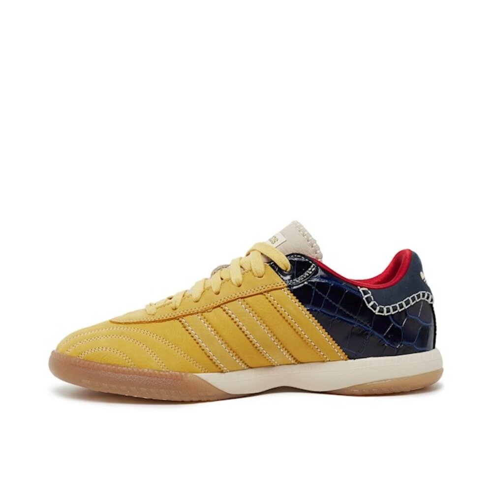 Wales Bonner x Adidas MN Samba Millennium St Fade Gold 黃藍 聯名-圖片-1