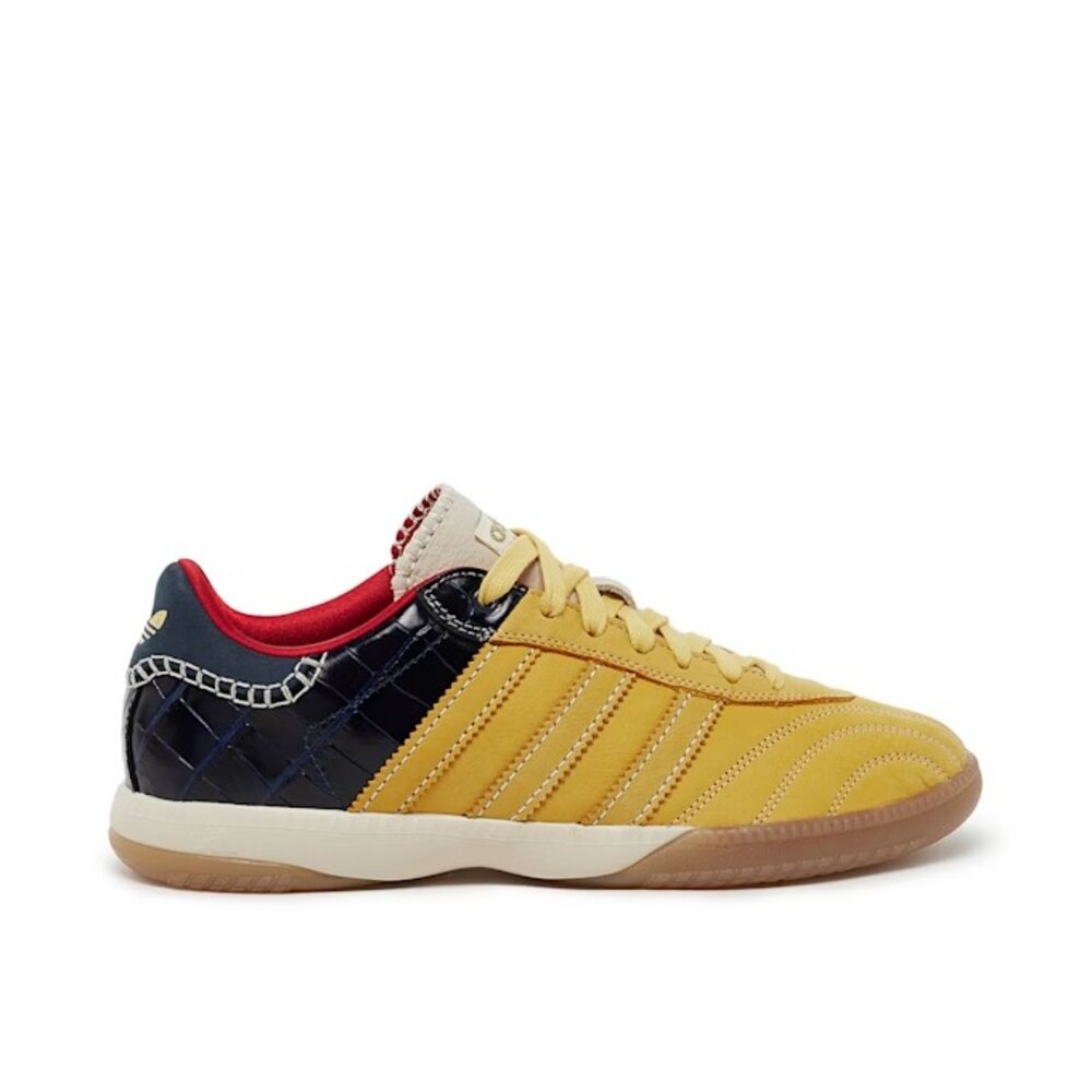 Wales Bonner x Adidas MN Samba Millennium St Fade Gold 黃藍 聯名-圖片-2