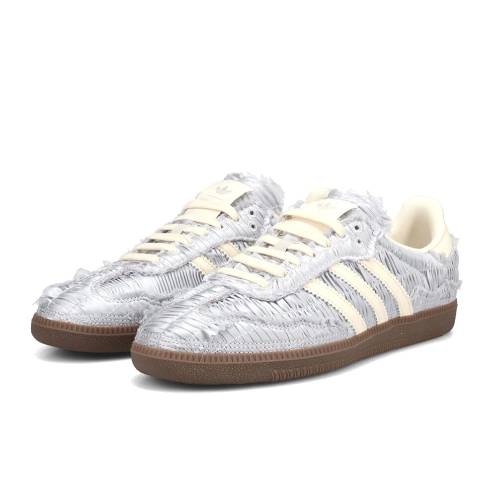 JP9283-Caroline Hu x Adidas Samba OG Satin Silver Metallic 緞面銀 JP92