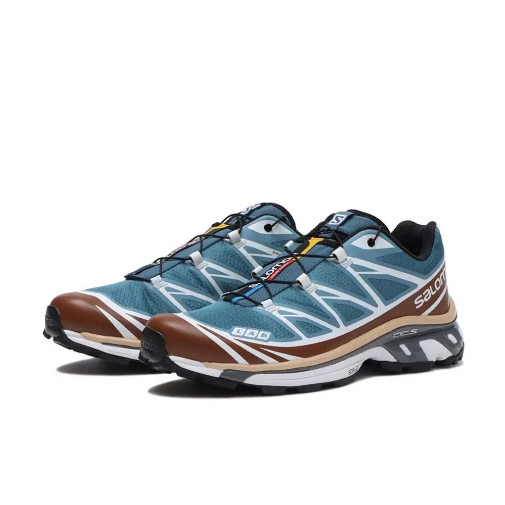 L47293100-Salomon XT-6 Blue Hazelnut 藍紅黃綠 L47293100