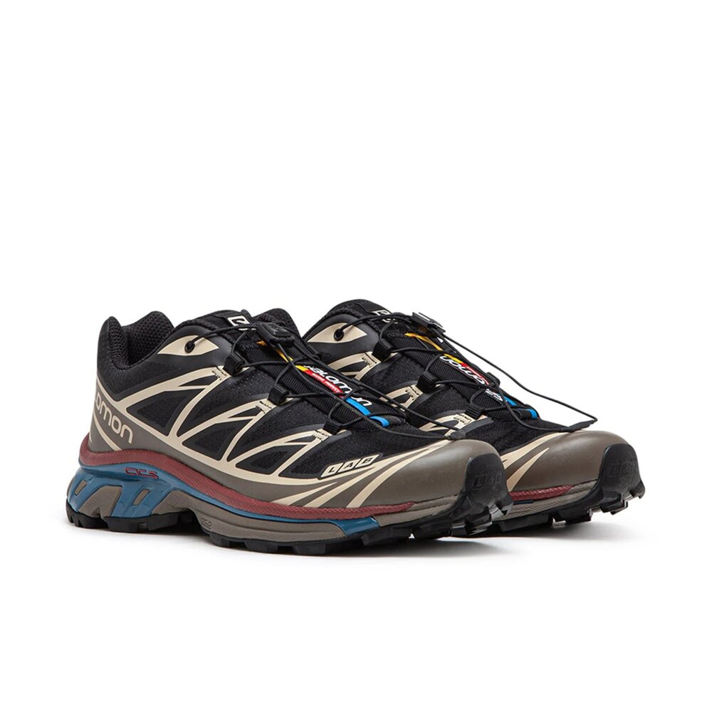 L47293800-Salomon XT-6 Black Cow Hide 黑棕藍紅 L47293800