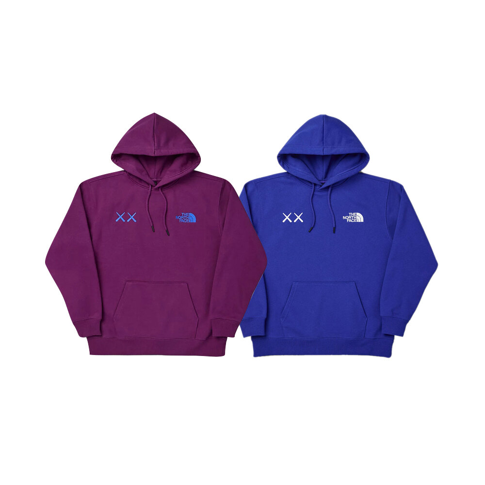 NF0A7WLI-Kaws x The North Face 帽T 深紫/藍色 NF0A7WLI