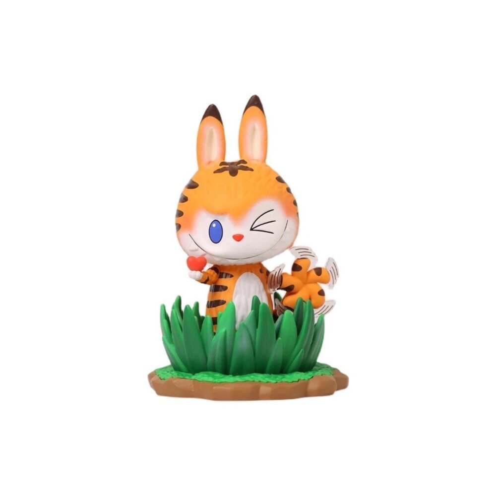  Pop Mart Labubu 老虎手辦 吊卡 公仔 拉布布