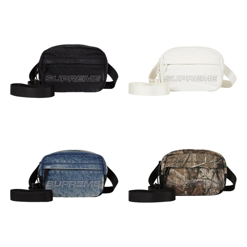 SUP25FW-msbag-Supreme 25Fw Mini Shoulder Bag 黑 / 白 / 牛仔藍 / 落葉 小肩包