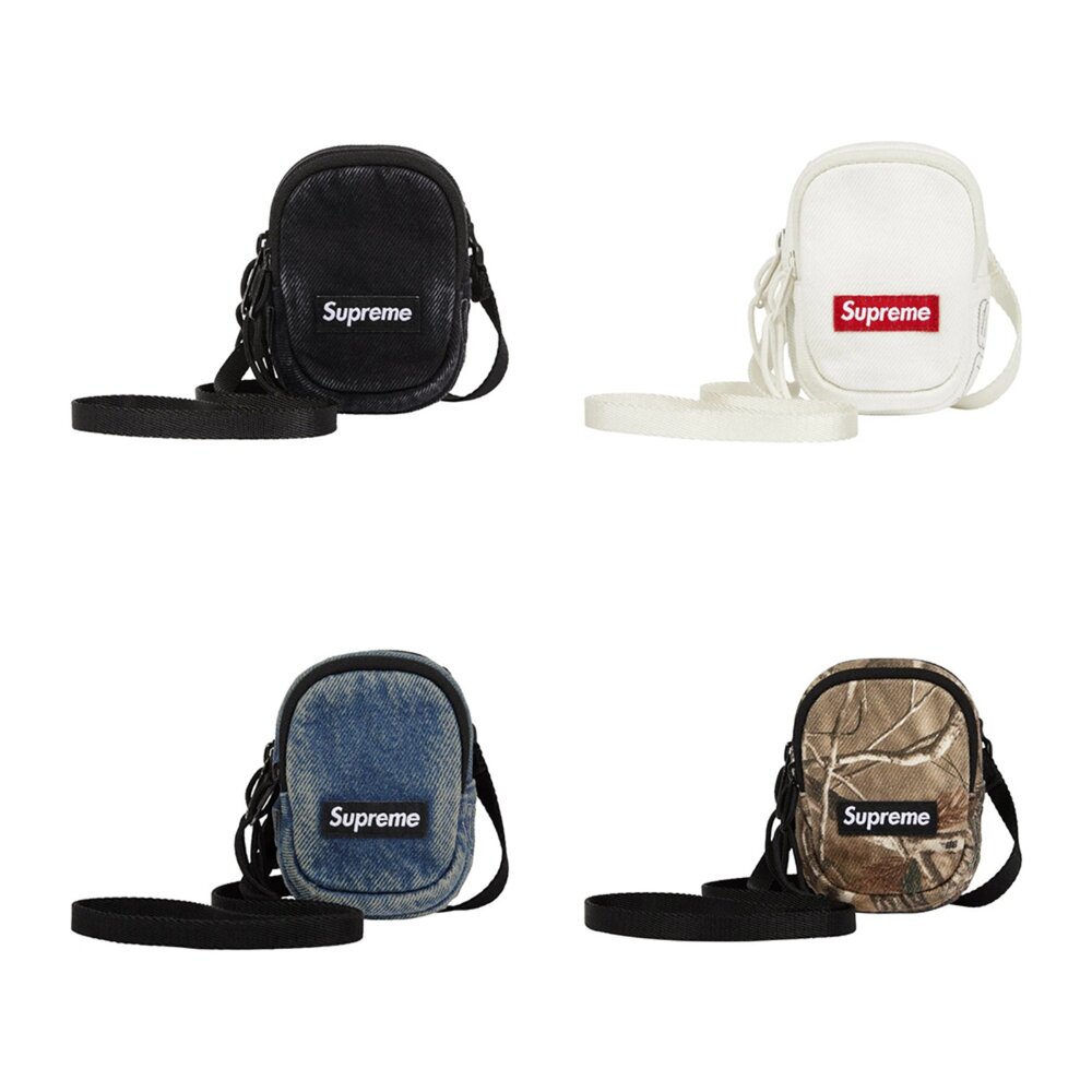 SUP25FW-musbag-Supreme 25Fw Mini Utility Shoulder Bag 黑 / 白 / 牛仔藍 / 落葉 迷你包