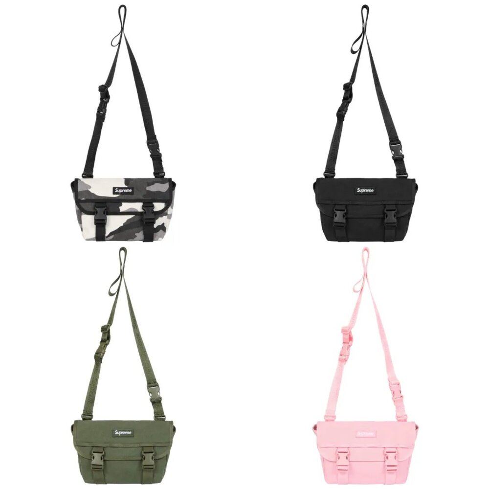SUP25SS-MesBag-Supreme 25SS 郵差包 2L