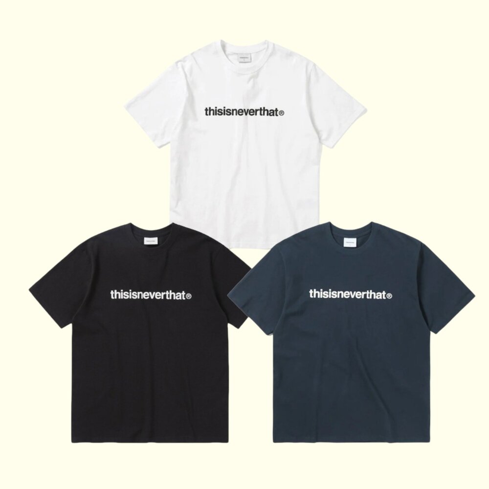 TN240TTSST01-Thisisneverthat T-Logo Tee 海軍藍/白色/黑色 短袖T TN240TTSST01