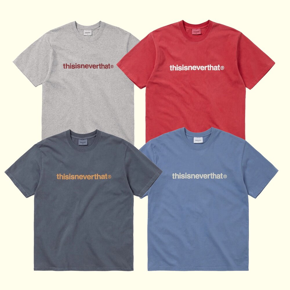 TN250TTSST01-Thisisneverthat T-Logo Tee 深藍/青色/酒紅/灰色 短袖T TN250TTSST01