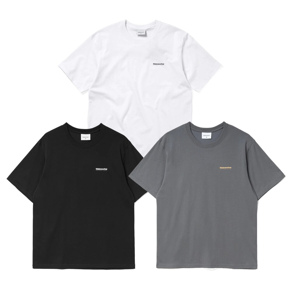 TN251TTSST39-Thisisneverthat INTL.Logo Tee 白色/深灰/黑色 短袖Tee TN251TTSST39