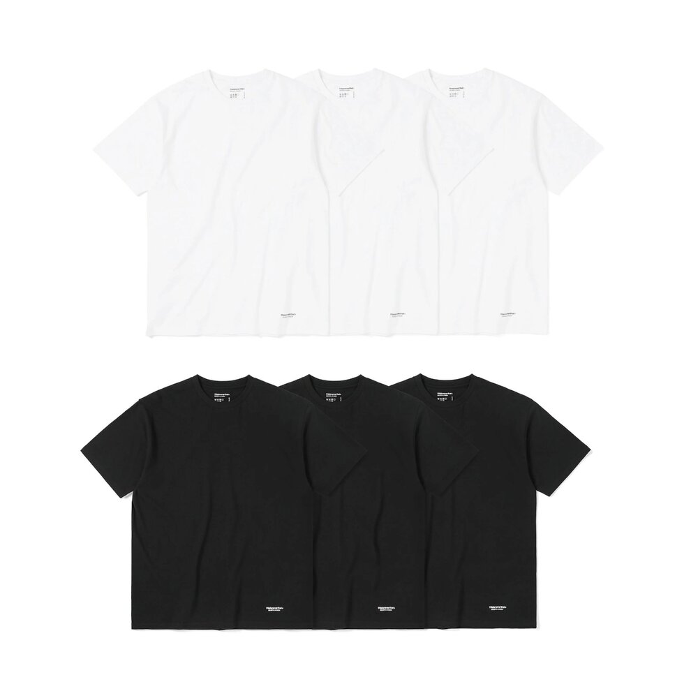 TNCO0TUNST01-Thisisneverthat 3TADLESS T-SHIRTS 黑色/白色 短袖T 3件入 TNCO0TUNST01