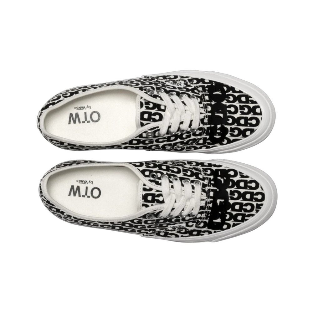 CDG x Vans OTW Authentic 44 Black 黑白 滿版logo VN000EEUUY6-圖片-2