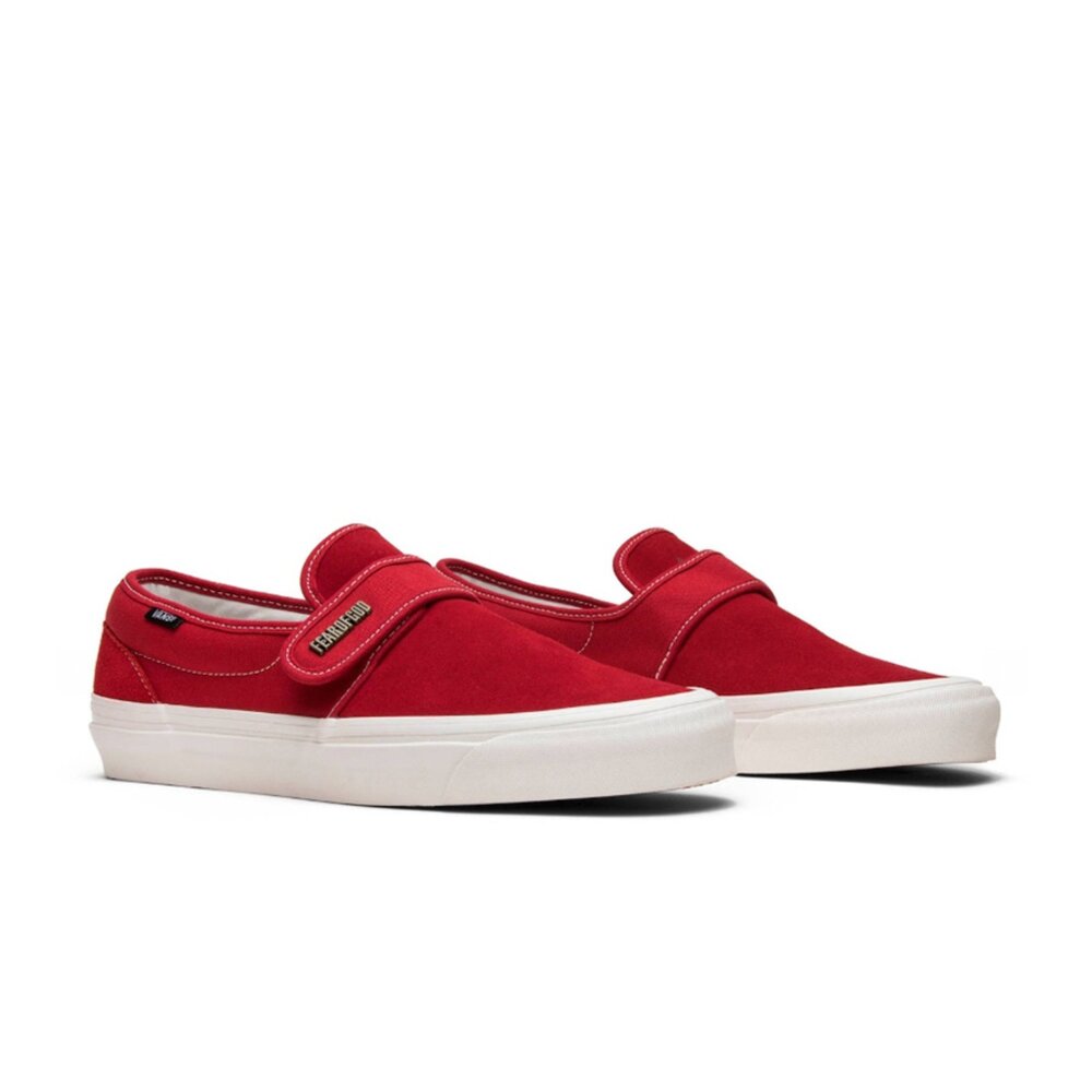VN0A3J9FPQT-Fear of God x Vans Slip-On 47 DX 紅色 魔鬼沾 懶人鞋	聯名款 男鞋 VN0A3J9FP