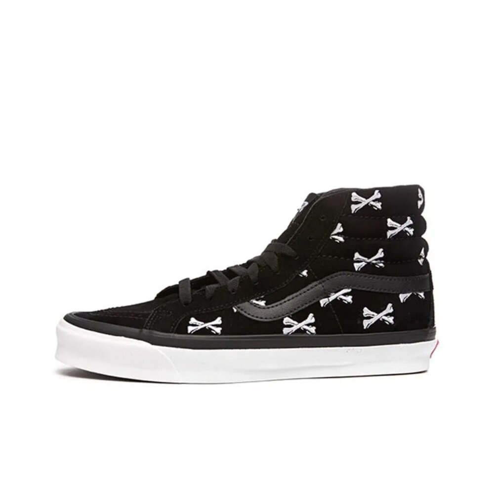 Wtaps x Vans Sk8-Hi Bones Black 高筒 黑骨頭白 聯名款 休閒鞋 男鞋 VN0A4BVB2-圖片-1