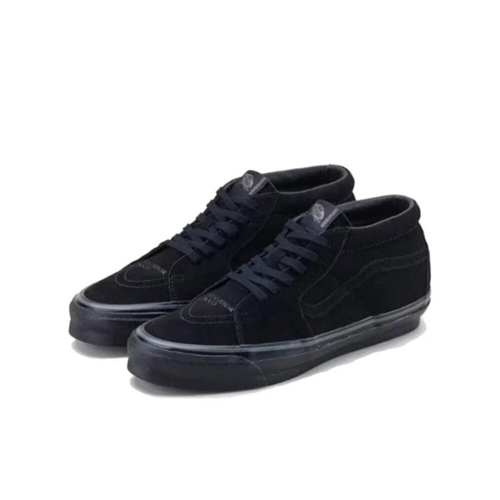 VN0A5JMFCJJ-Neighborhood x Vans SK8-Mid 83 DX Black 全黑 中筒 聯名 休閒鞋 男鞋 VN0A