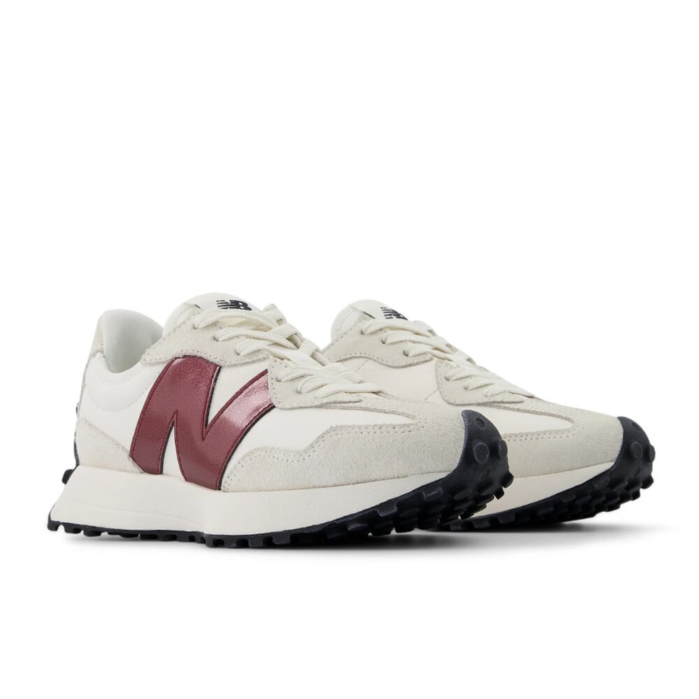 WS327JWC-W New Balance 327 White Dark Red 深紅米白 WS327JWC