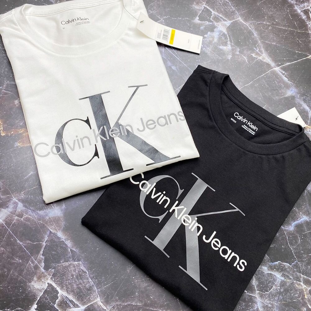 Calvin Klein 凱文克萊 男款 經典印膠LOGO圖案短袖T恤 CK 封面照片