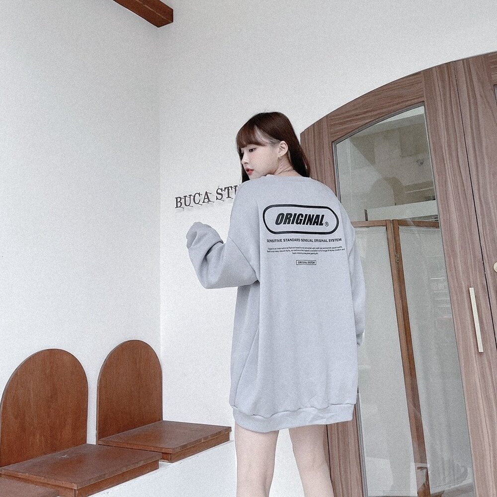 韓版 ORIGINAL 重磅 刷毛款 大學T 情侶款 韓版上衣 韓版長袖 秋冬爆款 流行單品-圖片-7