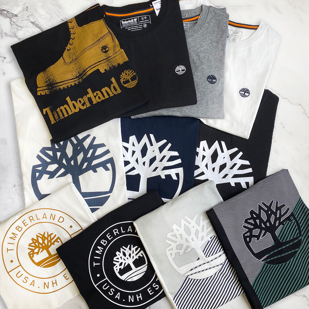 Timberland 踢不爛 特色 上衣 短袖t恤 經典LOGO 上衣 素T 美國代購 休閒短袖 男裝 短袖-圖片-1