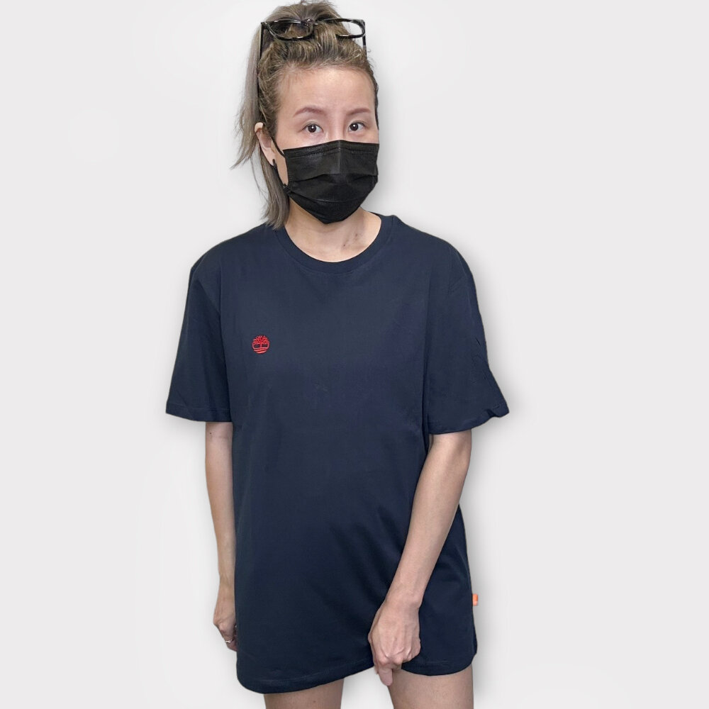 Timberland 踢不爛 特色 上衣 短袖t恤 經典LOGO 上衣 素T 美國代購 休閒短袖 男裝 短袖-圖片-11