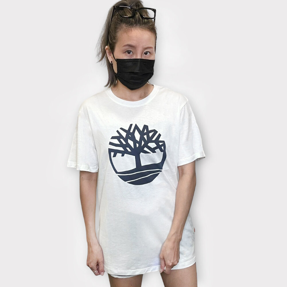 Timberland 踢不爛 特色 上衣 短袖t恤 經典LOGO 上衣 素T 美國代購 休閒短袖 男裝 短袖-圖片-8