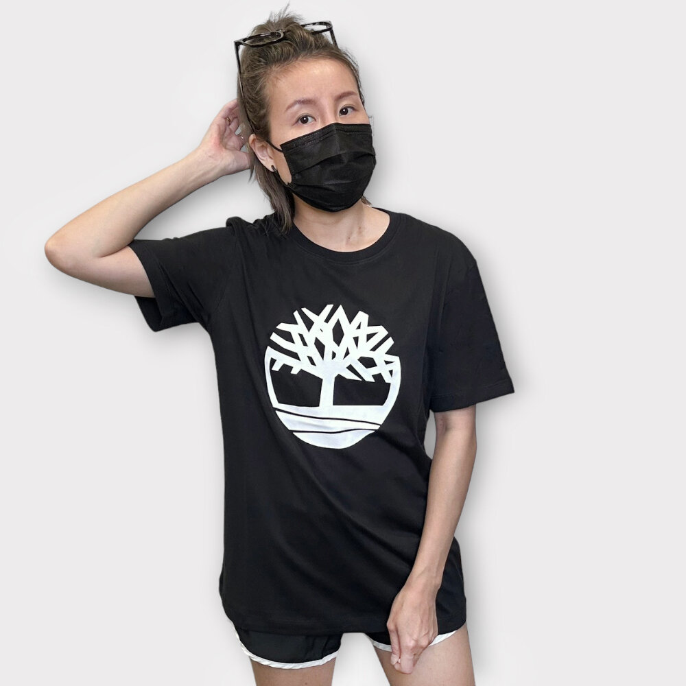 Timberland 踢不爛 特色 上衣 短袖t恤 經典LOGO 上衣 素T 美國代購 休閒短袖 男裝 短袖-圖片-9