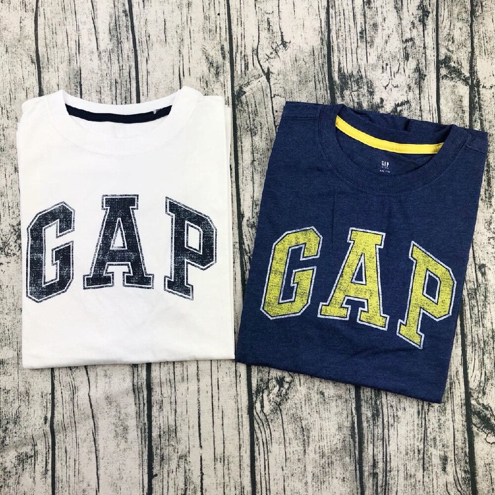 GAP 夏季 短袖 上衣 情侶款 刷舊 成人男生 素T 男生衣著 女生衣著 美國代購 印刷短袖 休閒短袖 蓋樸-圖片-10