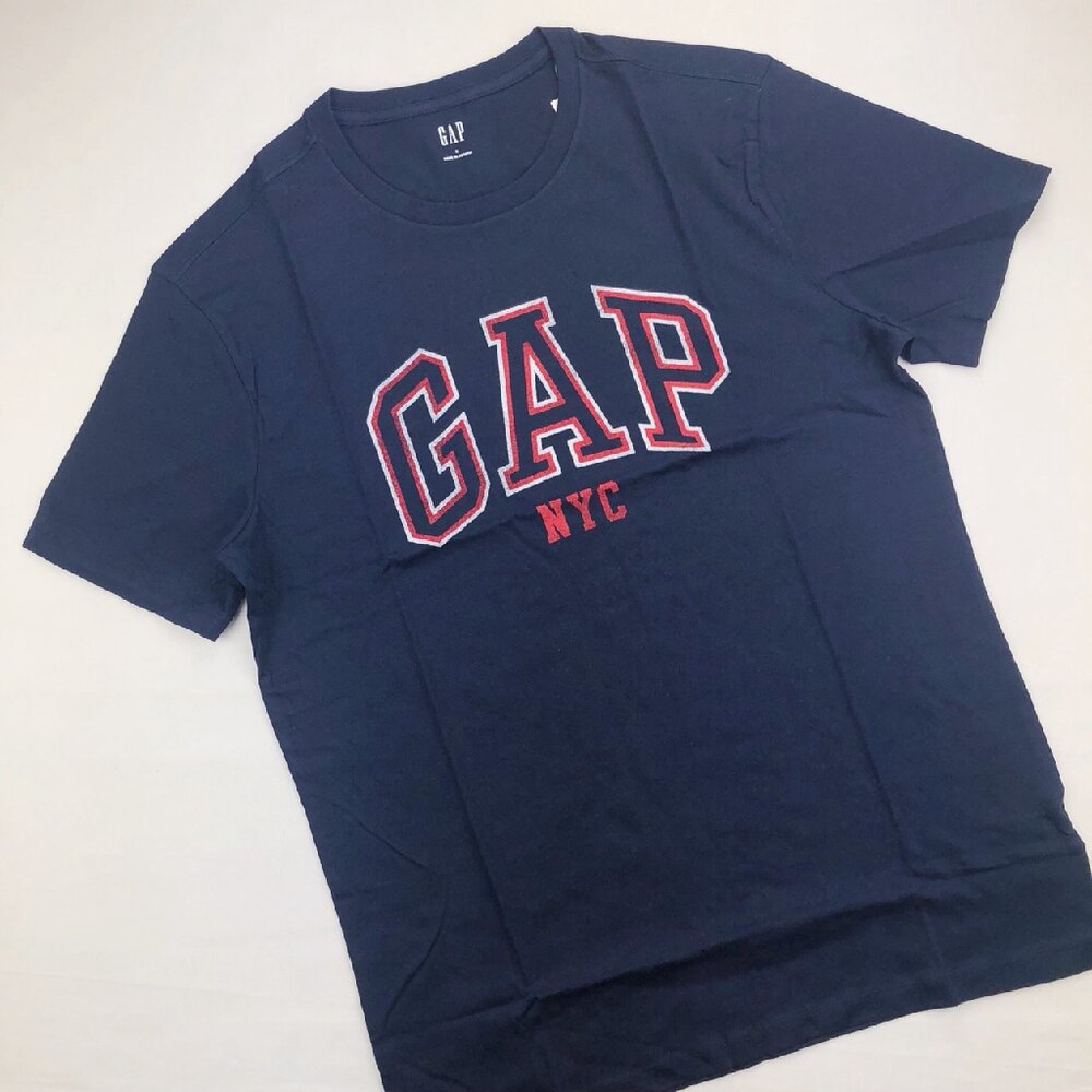 GAP 夏季 短袖 上衣 情侶款 刷舊 成人男生 素T 男生衣著 女生衣著 美國代購 印刷短袖 休閒短袖 蓋樸-圖片-11