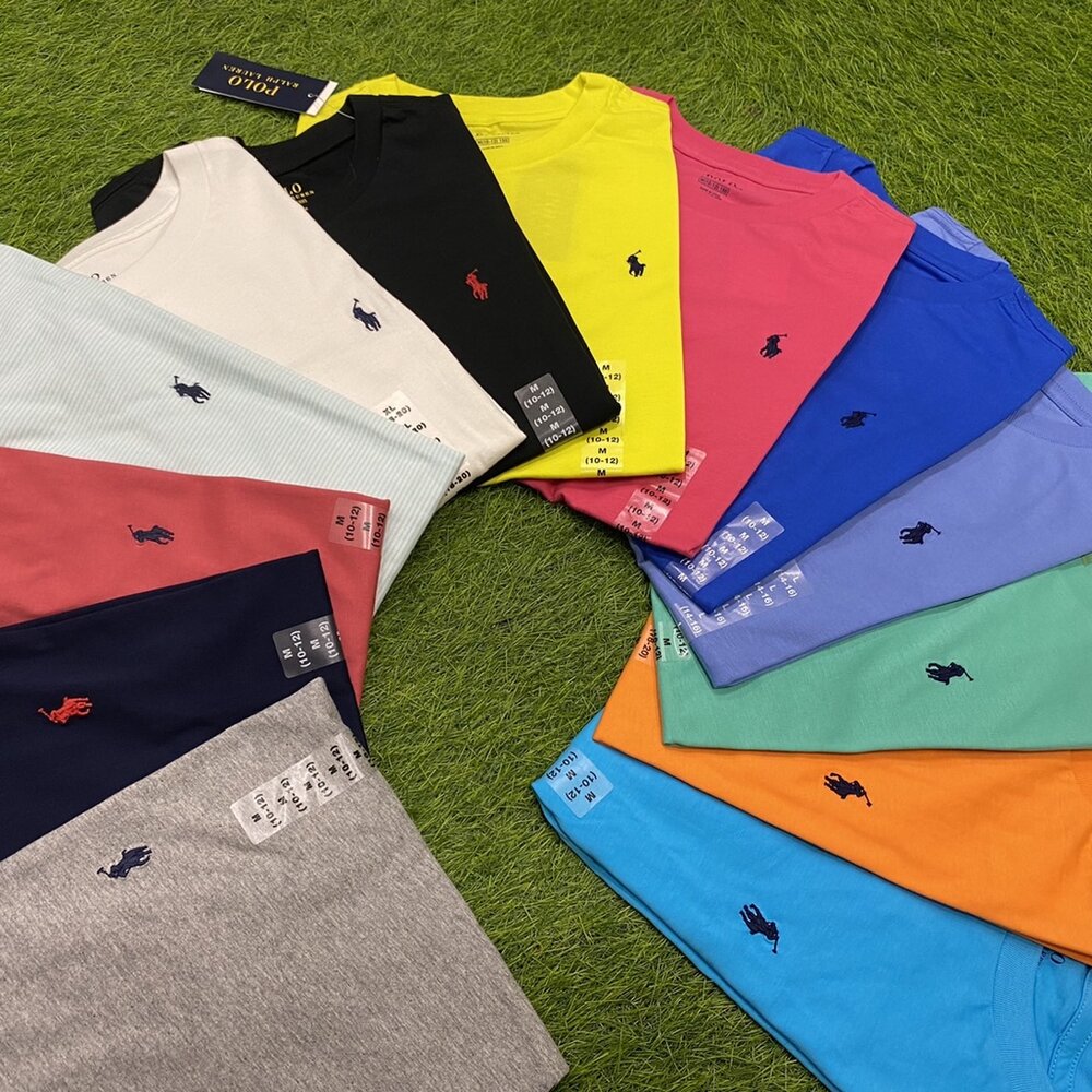 POLO Ralph Lauren 青年款 小馬 短袖 素T 短袖 t 恤 情侶裝 刺繡 RL-圖片-2