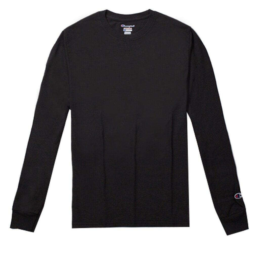 Champion CC8C 5.2oz 硬挺 繡標 素面 螺紋 長TEE 冠軍T 素T 長袖T 薄長T 冠軍T 素T-圖片-3