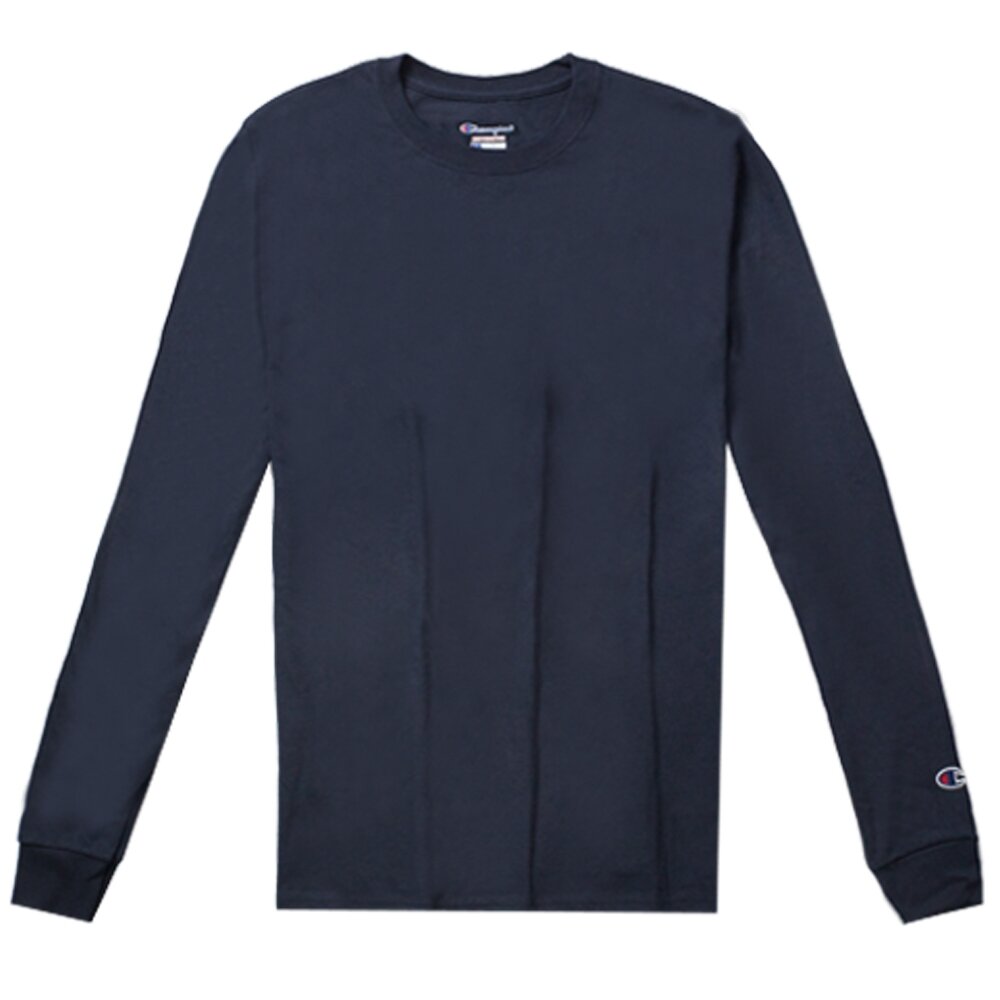 Champion CC8C 5.2oz 硬挺 繡標 素面 螺紋 長TEE 冠軍T 素T 長袖T 薄長T 冠軍T 素T-圖片-6