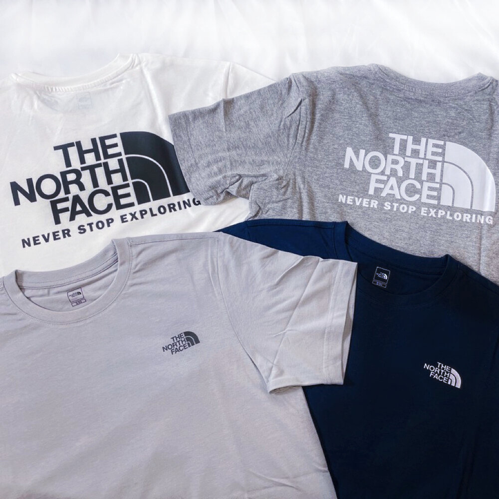 The North Face 北臉 短袖上衣 t恤 TNF 正背面LOGO 情侶款 NT7UN02/NT7UN05B-E-圖片-2
