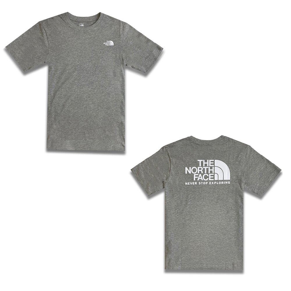 The North Face 北臉 短袖上衣 t恤 TNF 正背面LOGO 情侶款 NT7UN02/NT7UN05B-E-圖片-3