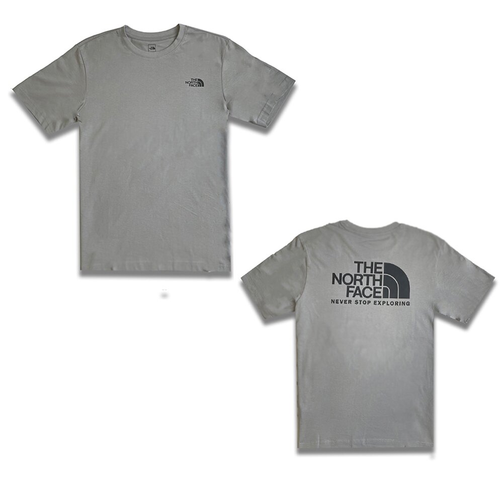 The North Face 北臉 短袖上衣 t恤 TNF 正背面LOGO 情侶款 NT7UN02/NT7UN05B-E-圖片-4
