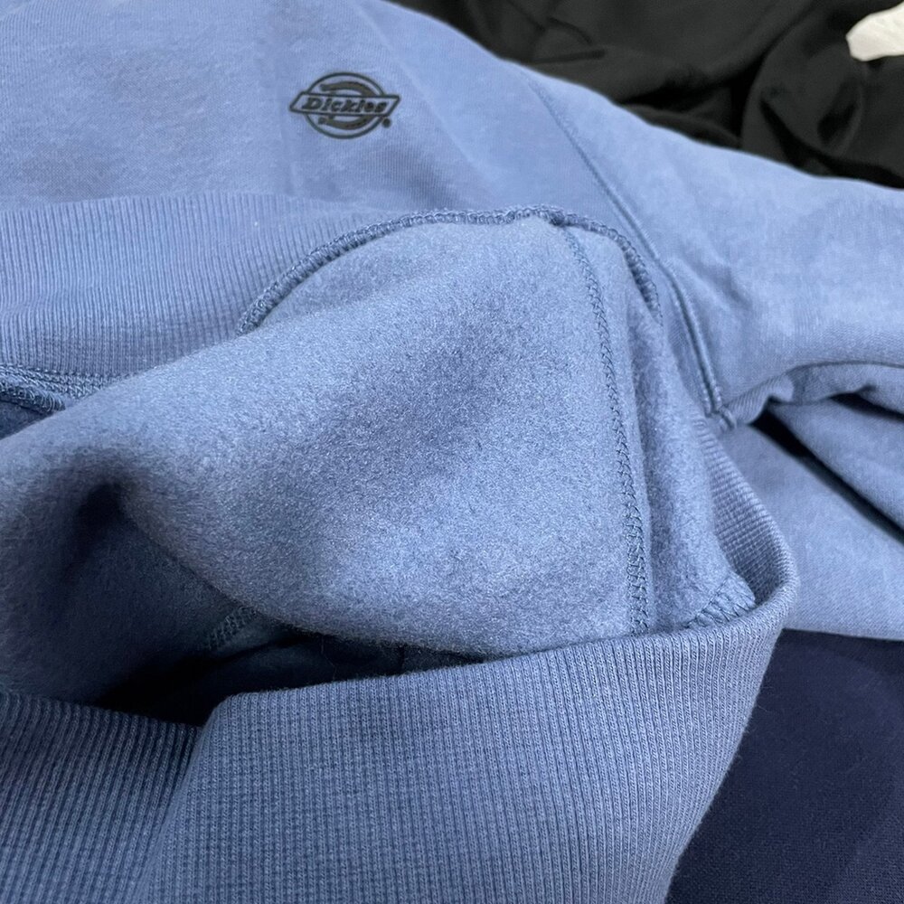 Dickies 迪凱思 2021 秋冬季新款經典大LOGO帽T 休閒 長袖帽T 情侶衣 長袖帽T 內針織 刷舊-圖片-2