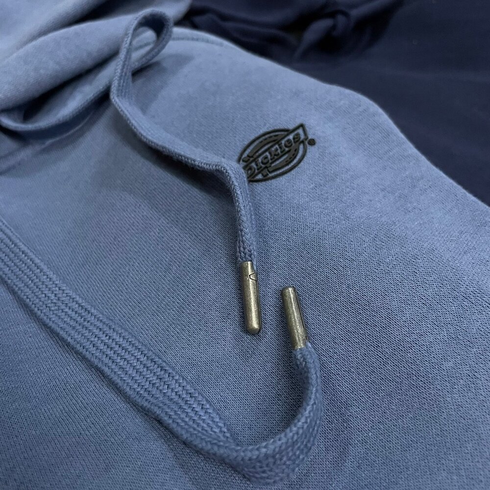 Dickies 迪凱思 2021 秋冬季新款經典大LOGO帽T 休閒 長袖帽T 情侶衣 長袖帽T 內針織 刷舊-圖片-3