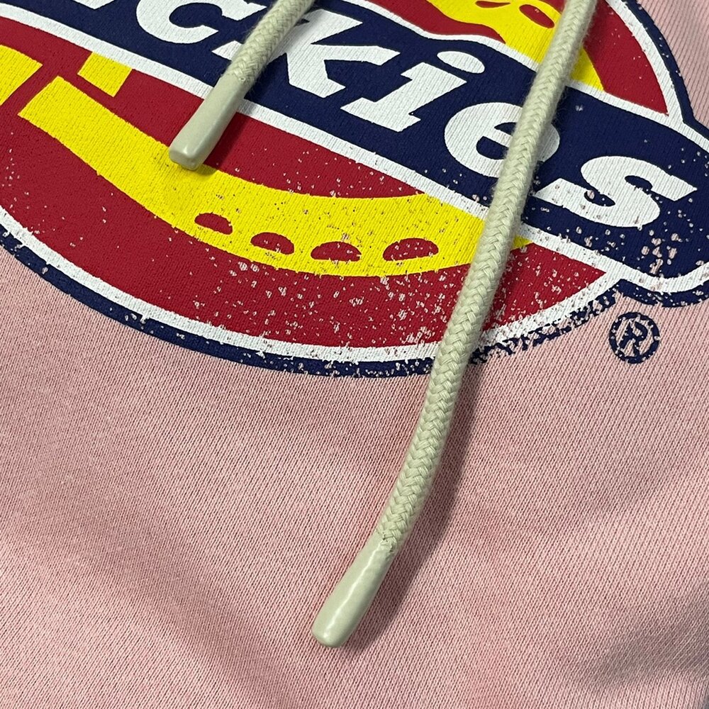 Dickies 迪凱思 2021 秋冬季新款經典大LOGO帽T 休閒 長袖帽T 情侶衣 長袖帽T 內針織 刷舊-圖片-5